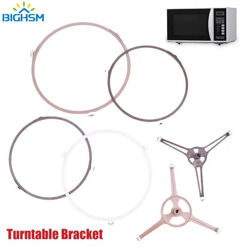 

1Pcs Microwave Oven Turntable Bracket Circle Rotating Ring Support Roller Bracket Glass Turntable Base Plate Tray Holder Stand