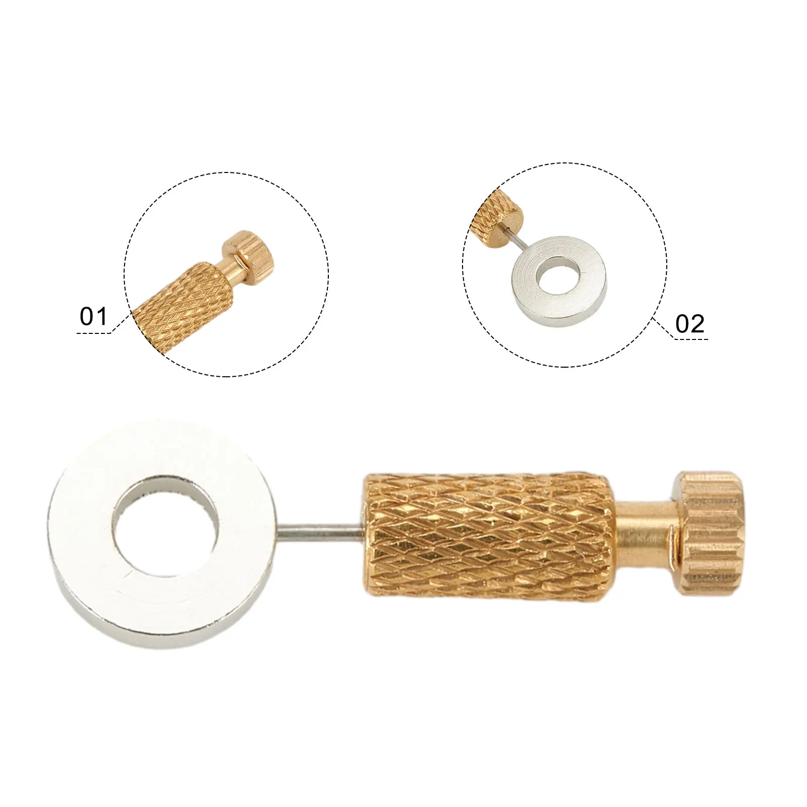 

Leather Stitching Basting Needle Locking Suture Tool Designed for Handmade Leather DIY Sections Fixed for Easy Sewing
