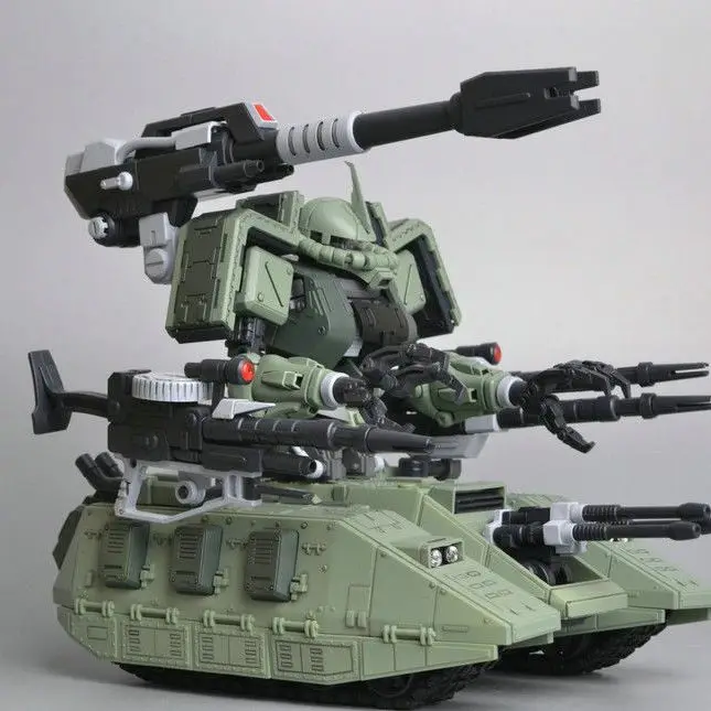 Motor King Mk 1/100 Ms-06V Green Zaku Tank Assembly Model