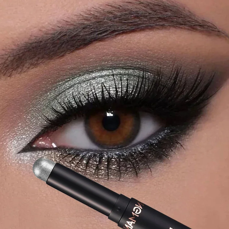 

Matte Glitter Eyeshadow Stick Makeup Pearlescent Brighten Lying Silkworm Eyeliner Highlighter Lasting Eye Shadow Pencil Cosmetic