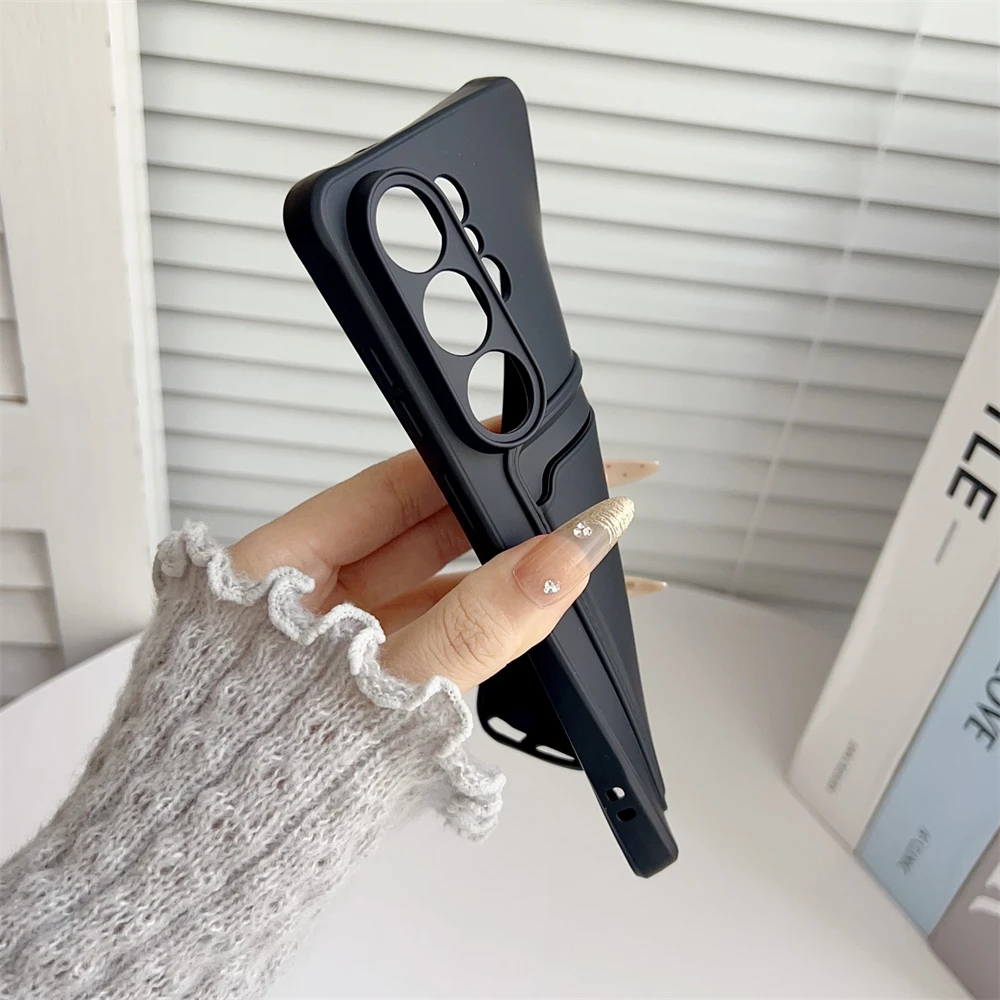 Soft Silicone Card Holder Wallet Case - Versatile Protective Cover
