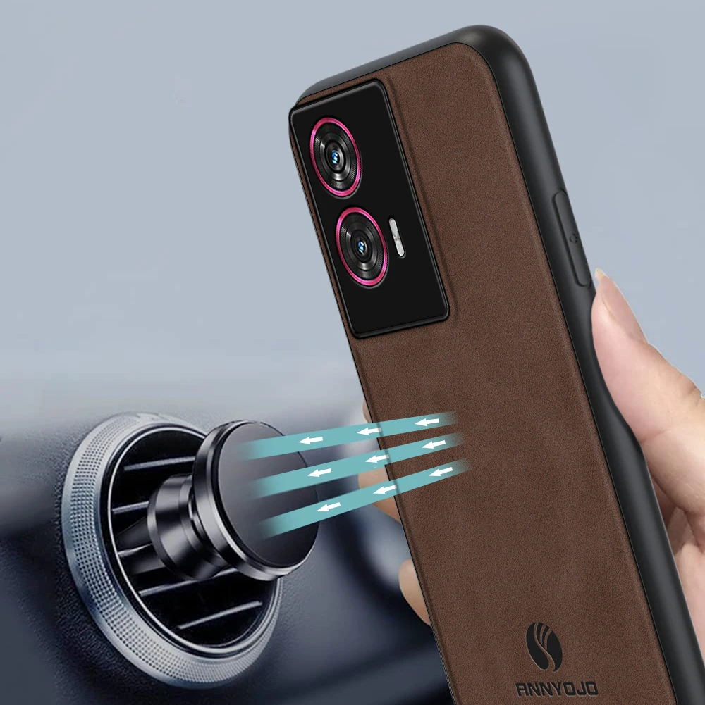 Noble PU Leather Magnetic Phone Case Cover