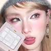 3D Embossed Glitter Palette Eyeshadow Cheek Contour High Gloss Palette Body Highlight Palette Palette Illuminator Cosmetics 2