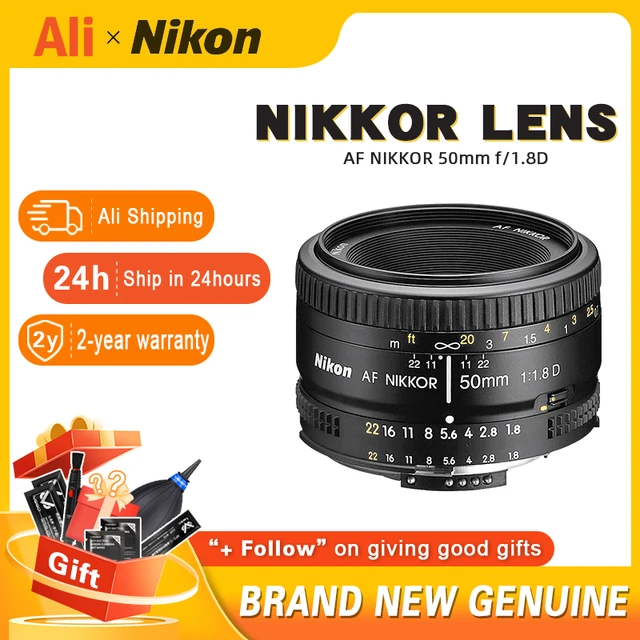 Nikon AF NIKKOR 50mm f/1.8D Lens for Nikon digital SLR camera d850