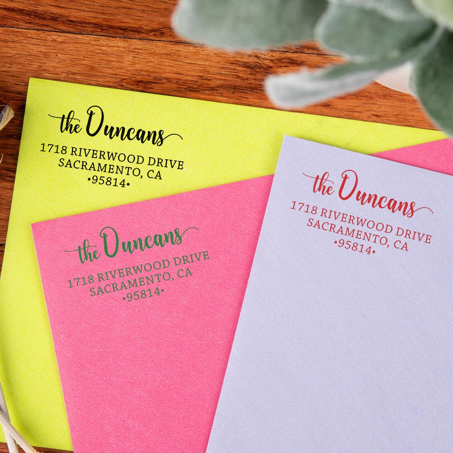 address stamp, return address stamp, 5 ink colors and 3 sizes choose DIY Business Signature Personalized Stamps