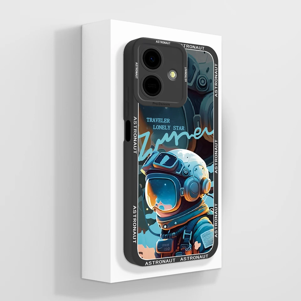 Durable Drop-Resistant Puppy Moon Design Phone Case