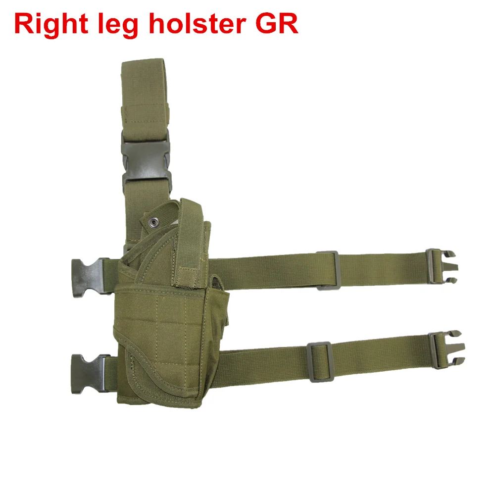 Adjustable Tactical Leg Gun Holster with Pouch