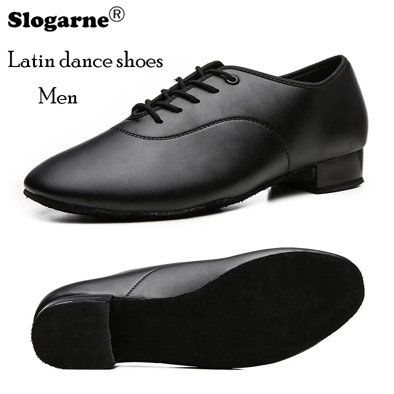 

Men Sansha Latin Dance Shoes Male 2024 New 2.5CM Heel Latin Shoes Modern Jazz Tango Waltz Ballroom Stage Dance Wear Sports Shoes