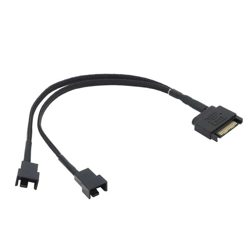 SATA إلى 3 Pin 4 Pin Fan محول كابل مقسم الطاقة، 15...