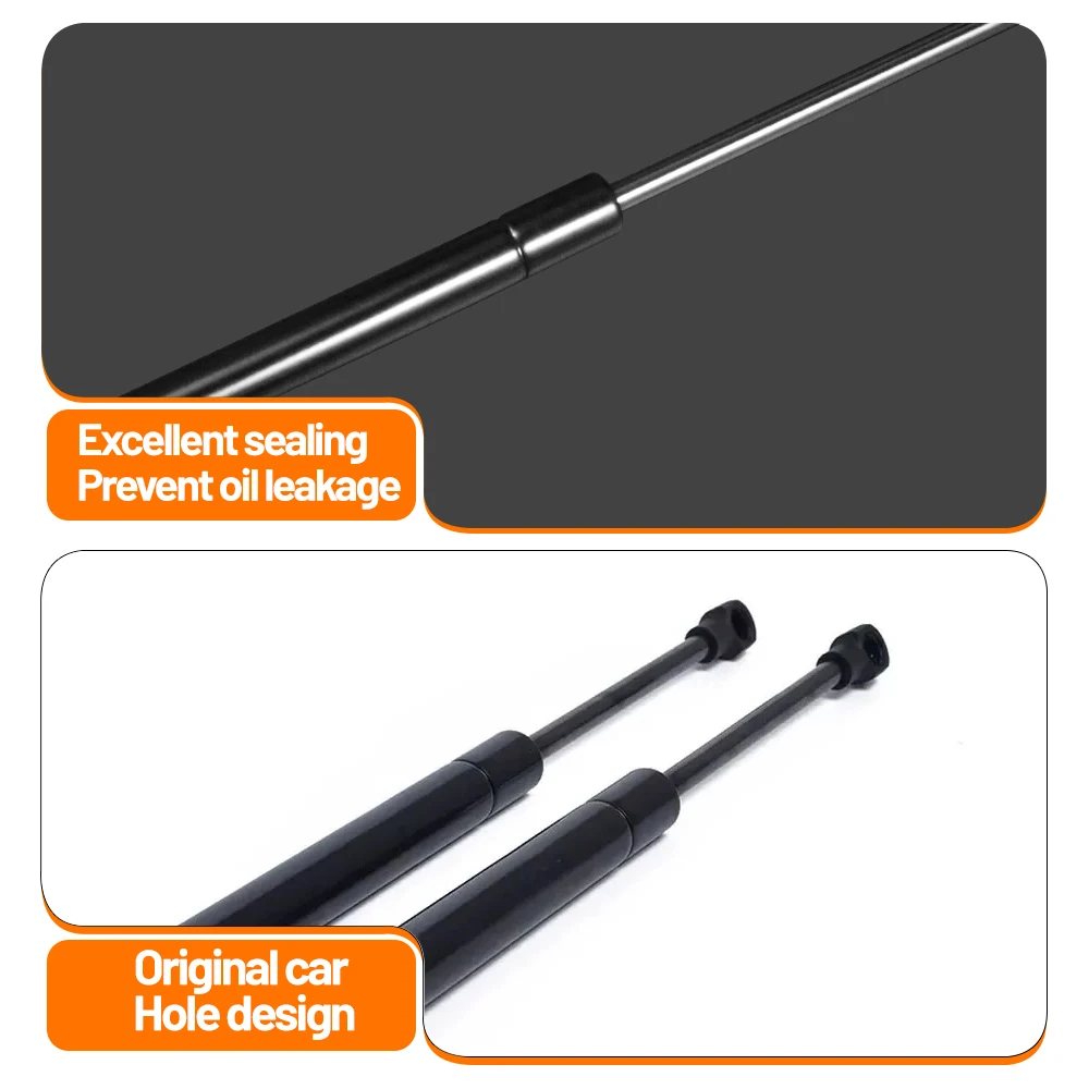 Premium Front Bonnet Hood Strut Lift Support Bars - 2pcs Set Gas Spring Dampers Rod Accessories