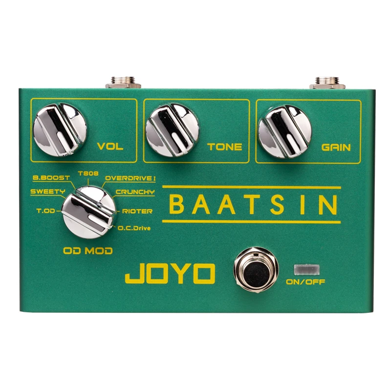 

JOYO R-11 BAATSIN Classic Overdrive Distortion Pedal With 8 OD/DS Distortion Effect Pedal For Electric Guitar Effect