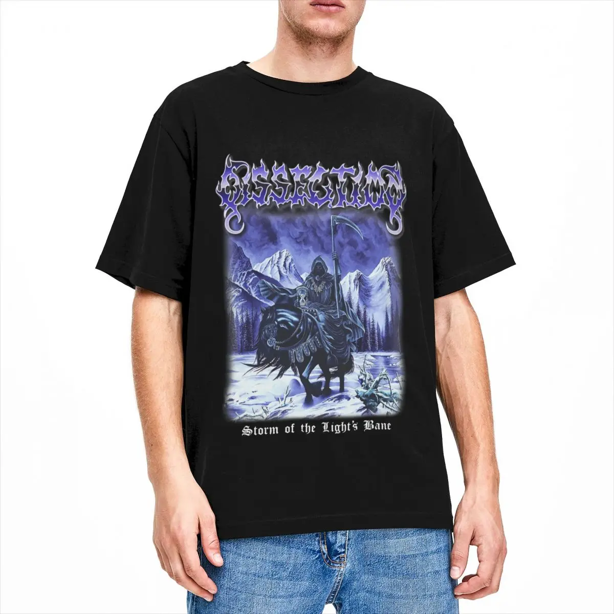 Camiseta de Dissection Band para hombres y mujeres, camisa de algodón