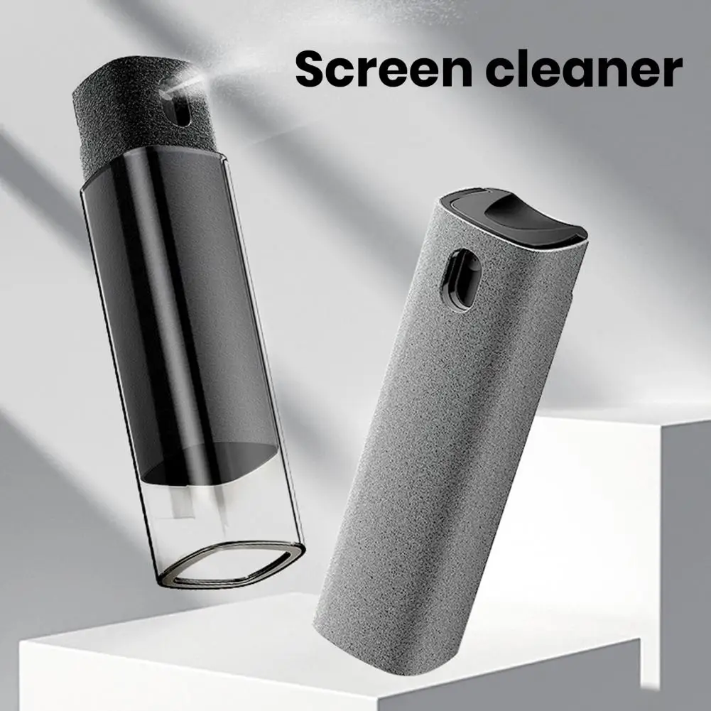 

2-In-1 Screen Cleaner With Sprayer Bottle Phone Car Multi-media Display Screen Fingerprint Wipe Dust Removal Cleaning Tool