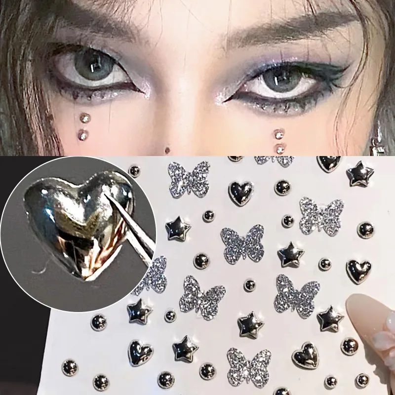 Gold Silver Temporary Tattoos DIY Body Art Stickers