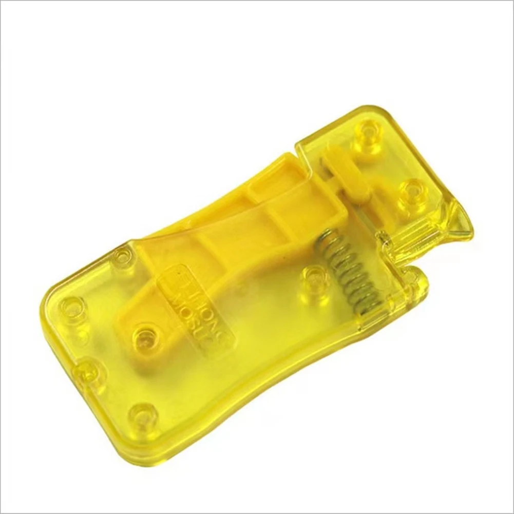 

1PC Yellow Needle Threader With Spring Needle Threader Plastic Threader​ 3.5*7.3cm For The Elderly Home Sewing Tools