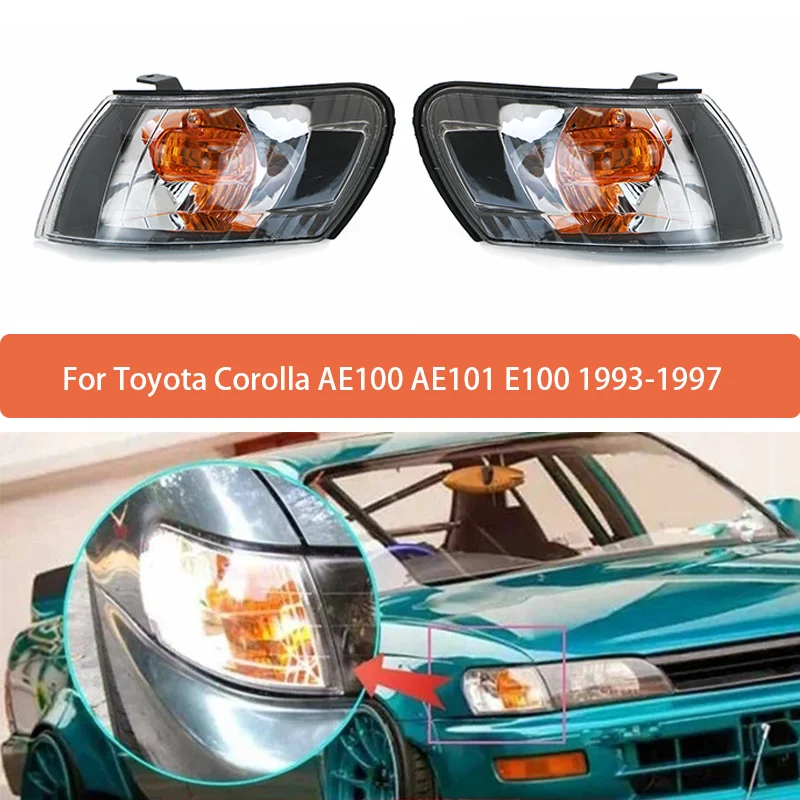 Parking Corner Clear Lens Light For Toyota Corolla AE100 AE101 E100 1993 1994 1995 1996 1997