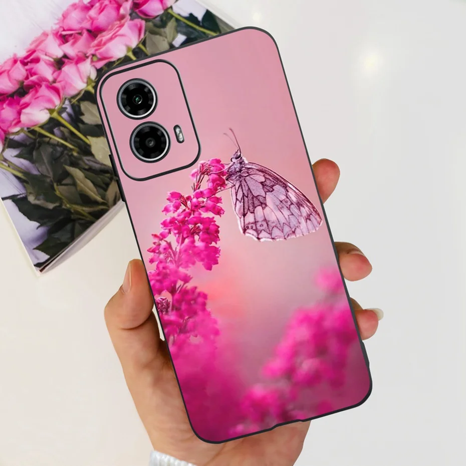 Cute Love Pattern Soft Silicone Phone Case - Stylish & Durable Back Cover