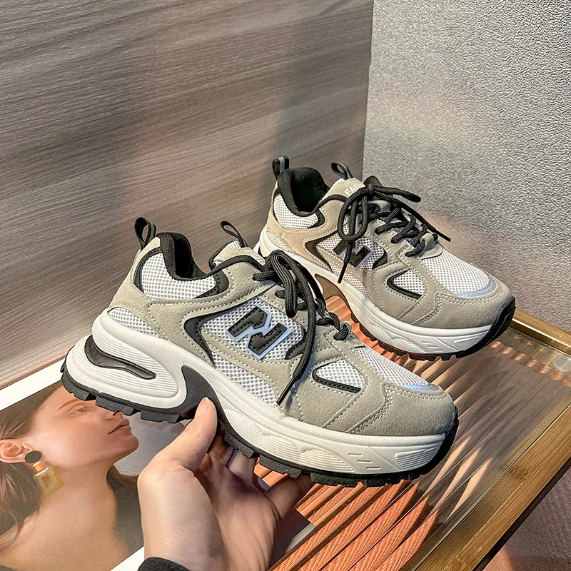 

Retro old dad shoes women 2024 new spring and fall N word sneakers fashion trend casual running shoes