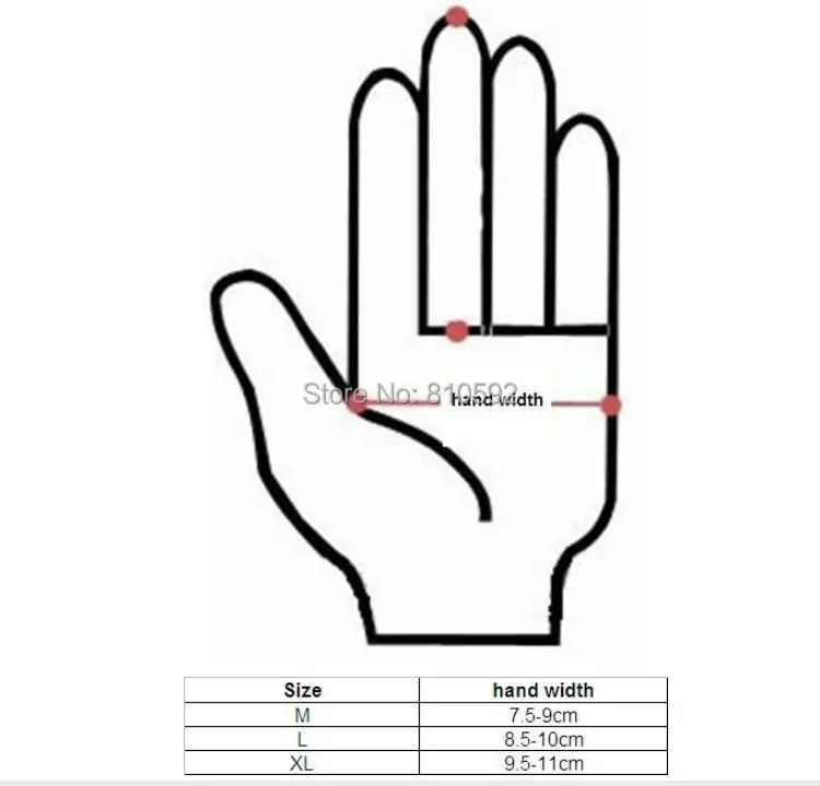 measure hand pad size