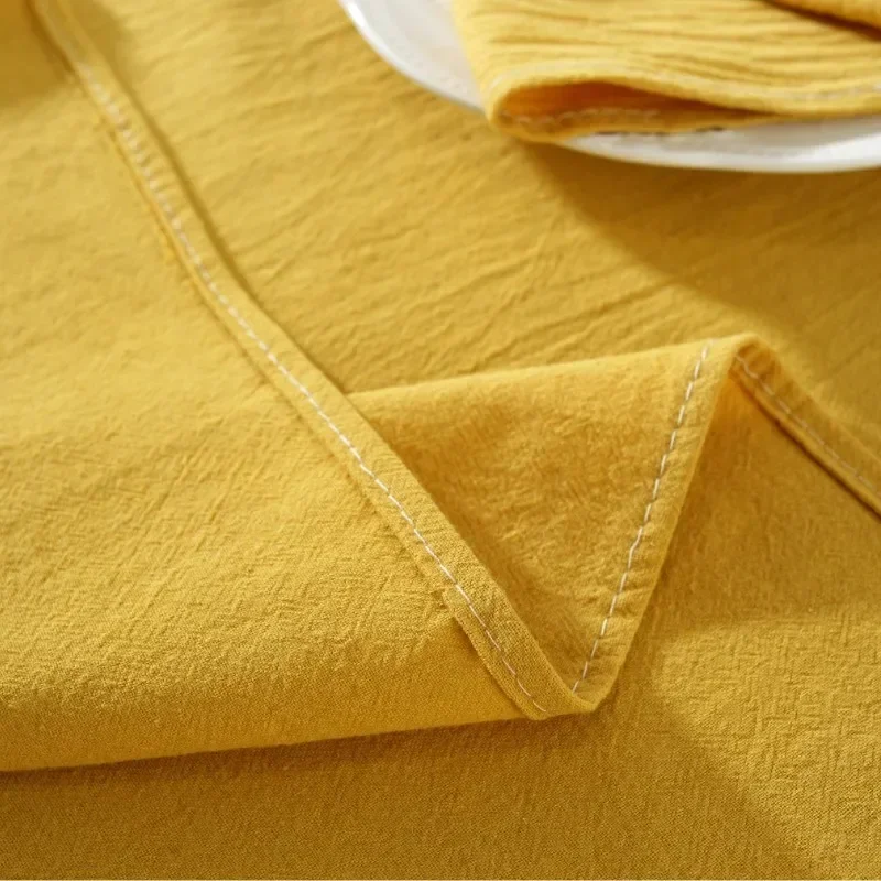 Tablecloth Cotton Washable Table Cover for Rectangle Table Baby Shower Kitchen Party Wedding Christmas