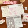 MINKYS Kawaii Ins 50pcs Kpop Sleeves 10CM * 8CM Toploader Photocards Storage Bag Stationery 3