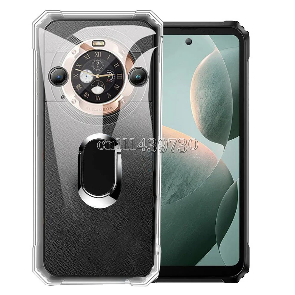 

Кольцевой держатель для Blackview BL9000, тонкий ударопрочный чехол из мягкого ТПУ с подставкой для Blackview BL9000
