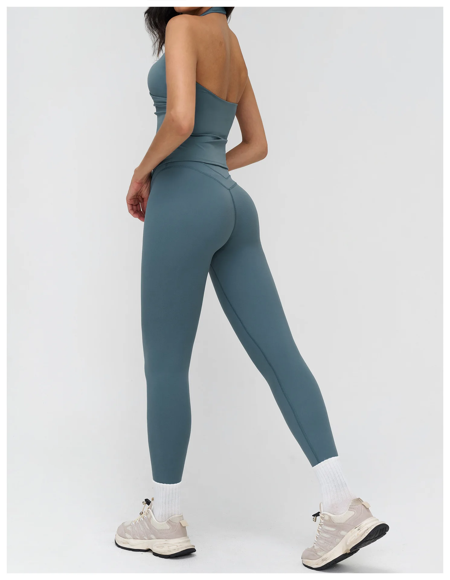 Débardeur Yoga Push-Up Dos Croisé
