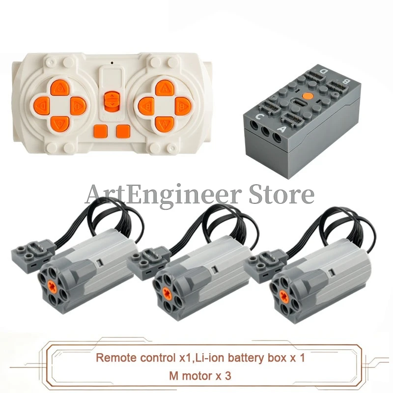 High Torque Power Functions Set for Technical Building Block Creations