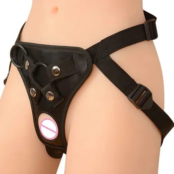 Strap on Pants for Men/Women Strap On Harness Strapon Realistic Dildo Toys with Rings for Lesbian Adult Dildos Sex Toys 2