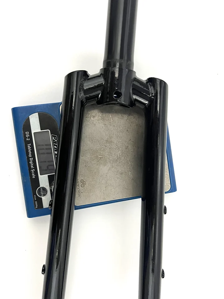 グラベルロードバイク用クローム鋼フォーク,スルーアクスル,m12 x