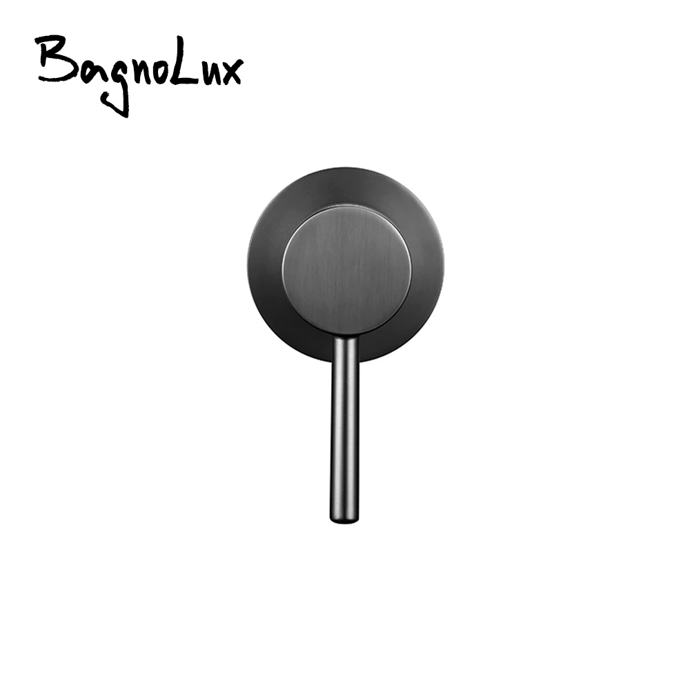 Mixer Water Tap Bathroom Water Faucets Shower Diverter Valve Black Gold Chrome Round Solid Brass Concealed Bifunctional bathroom faucet bathroom shower faucet set shower diverter valve