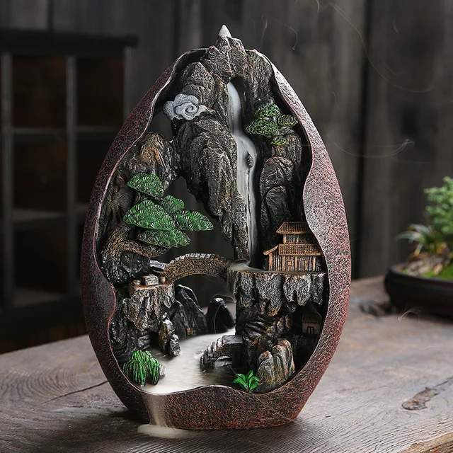 Smoke Waterfall Backflow Incense Burner: Enhance Your Home Decor and Create a Tranquil Atmosphere