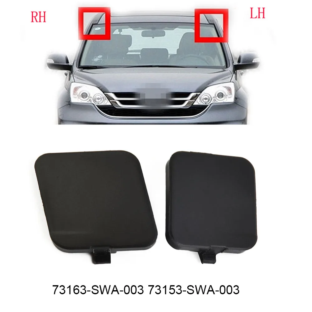 

1pair Pair Windshield Side Garnish Lid Cover For HONDA For CRV 2007-11 Decorative Cap 73163-SWA-003 ABS Plastic