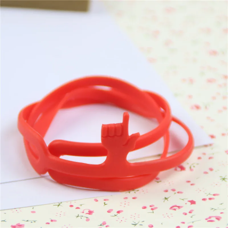 Bookmarks Stationery Supplies Silicone Bookmark Cute Silicone Finger Pointing Bookmark 1 Piece