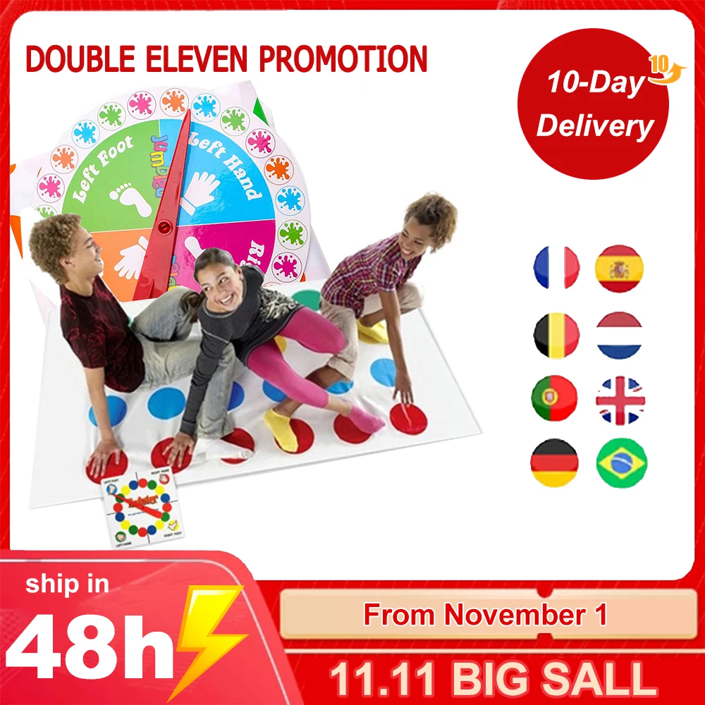 Twister Games Outdoor Funny Game Board Games for Family Friend Party Fun Game For Kids Fun Board