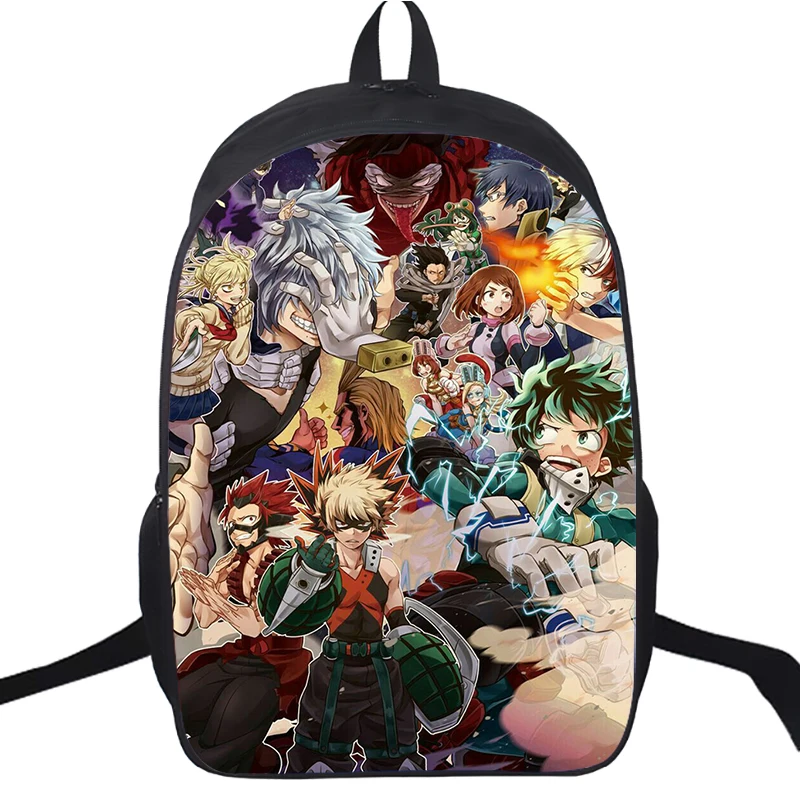 Anime Boku No Hero Academia Backpacks 16 Inch Children Bookbag My Hero