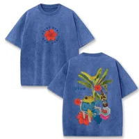 T-shirt vintage délavé Bad Bunny Debi Tirar Mas Fotos DTMF 2025 Album Hip Hop Tee Homme Femme Oversize 2026 Été Streetwear 5
