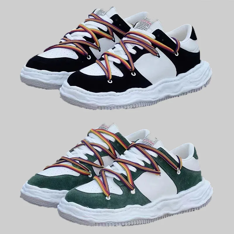 

23ss Mmy Men Sneakers Women Casual Shoes Leather Low Top Flat Shoes Melting Style Y2k 1:1High Quality