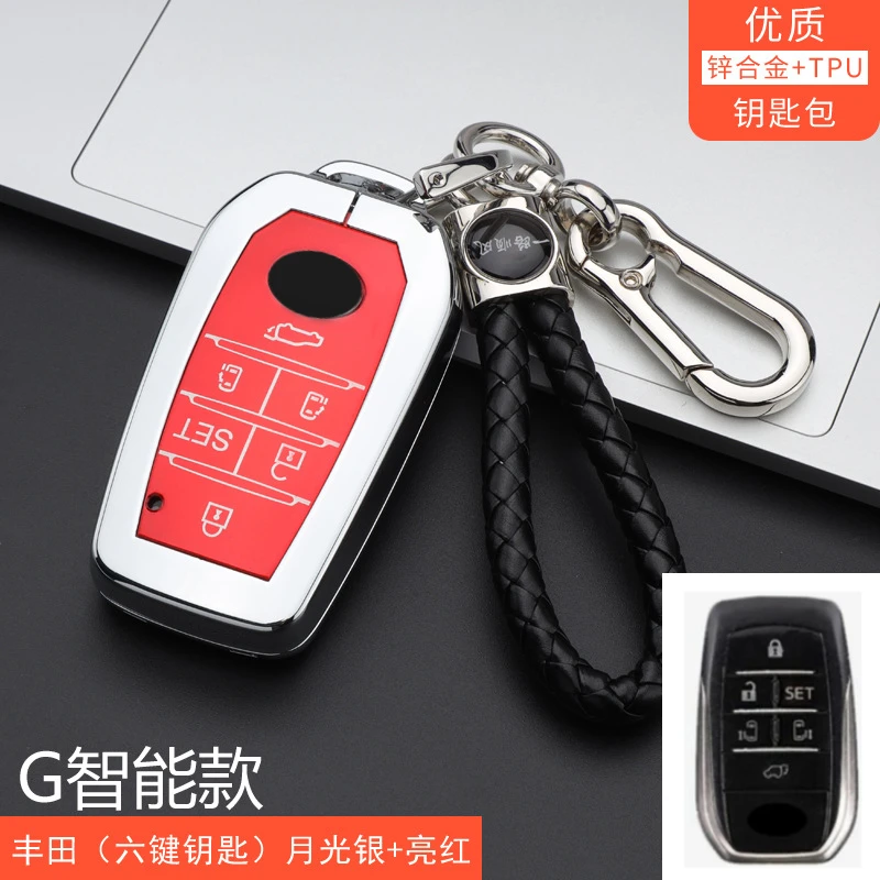 5 6 pulsanti in lega di zinco Tpu custodia per chiave auto per Toyota Alphard Vellfire 30 AH30 2016 ~ 2020 accessori per anello portachiavi 14 5 6 pulsanti in lega di zinco Tpu custodia per chiave auto per Toyota Alphard Vellfire 30 AH30 2016 ~ 2020 accessori per anello portachiavi - Safc6e1716e0d41c69f622bc4ca1da005n