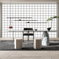 Table à manger ovale sur mesure en marbre naturel, plateau incurvé et épuré, multi-usages, pour salon ou bureau d'appoint en pierre 2