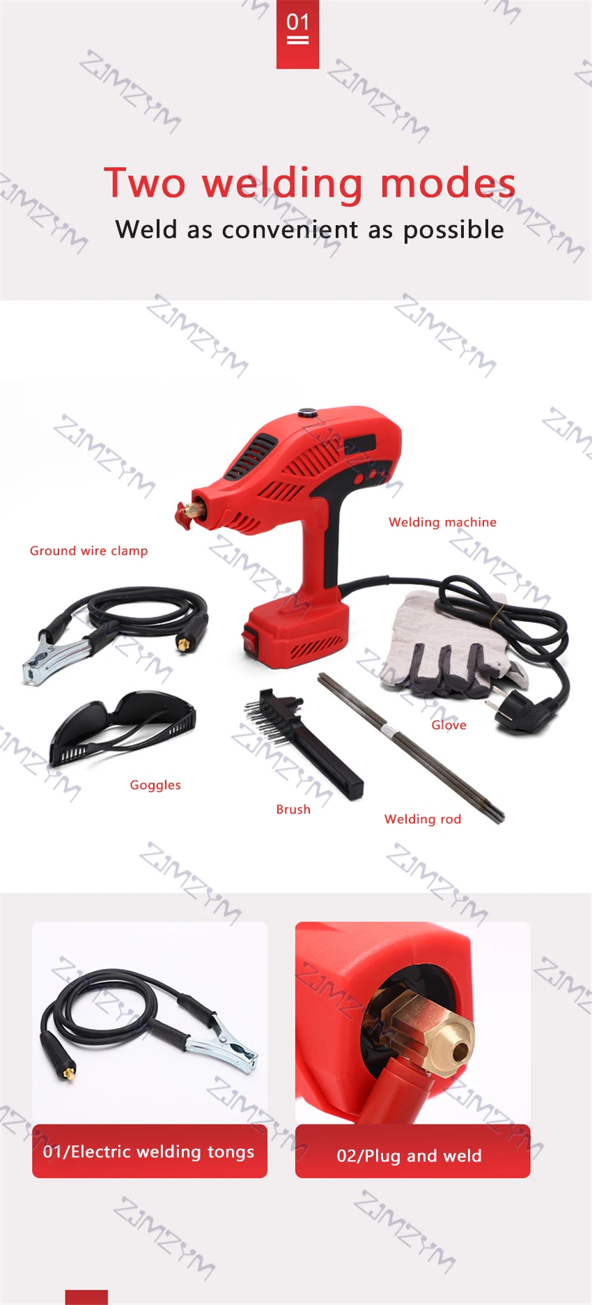 ZX7-300 Hand-held Electric Welding Machine Integrated Spot