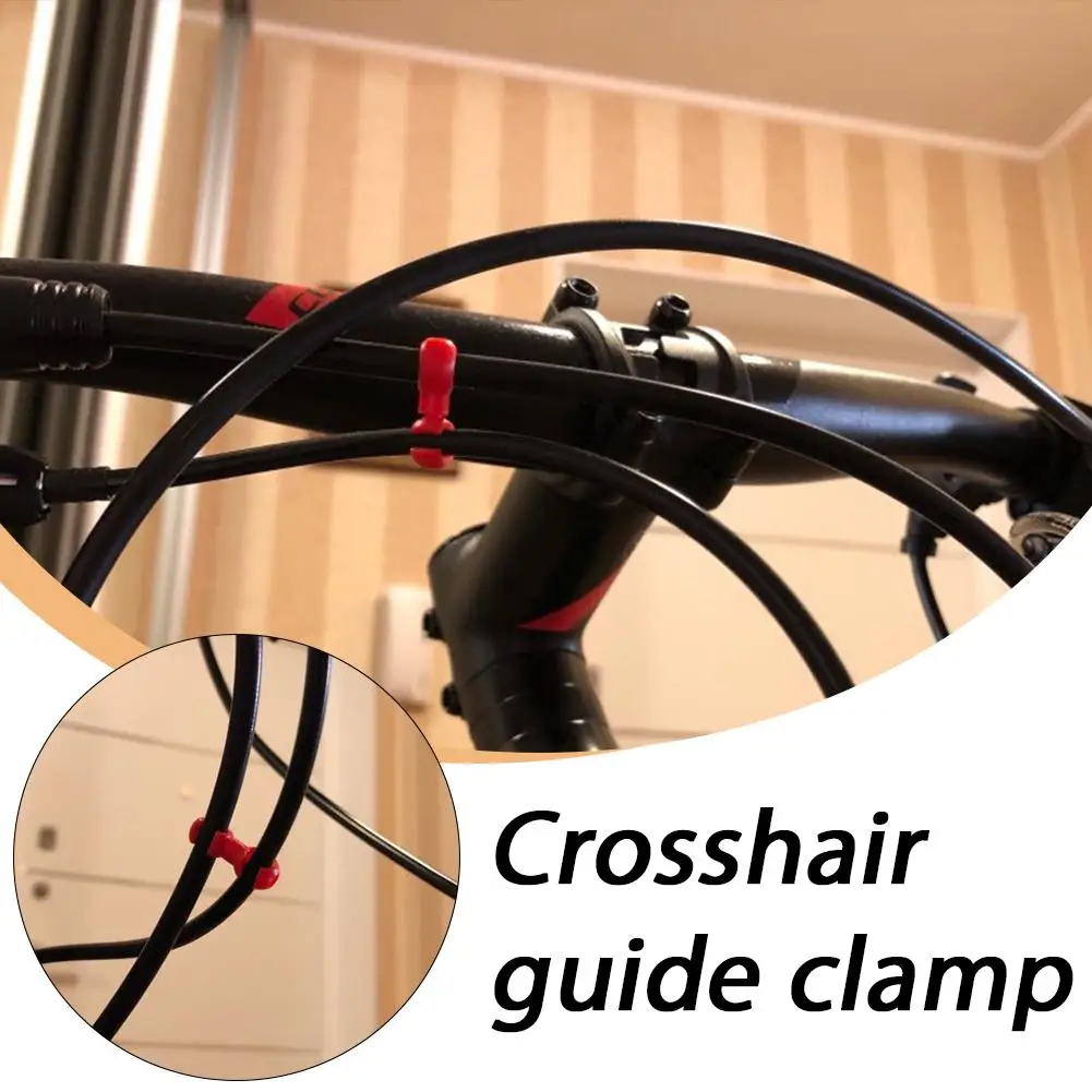 10 Stück Fahrrad-Kabelclips für Schaltkabel, Bremsschläuche und Ölleitungen, Fahrrad-Leitlinienclips, Ersatzteile – Detail 7