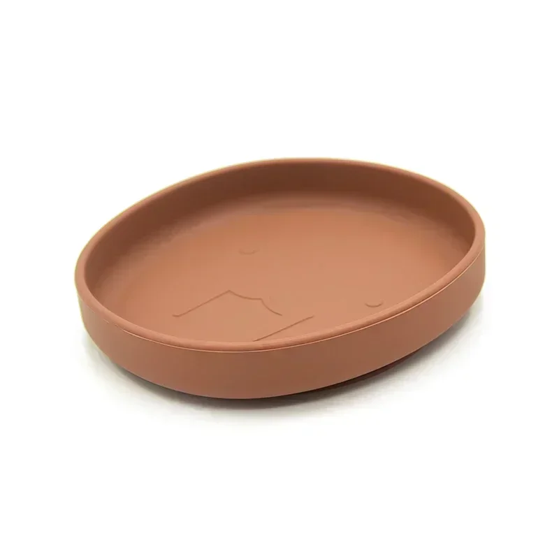 Baby Feeding Plate Walrus Alike Silicone Plate for Toddler BPA Free Food Grade Silicone Super Soft Dishwasher Safe Plate 6