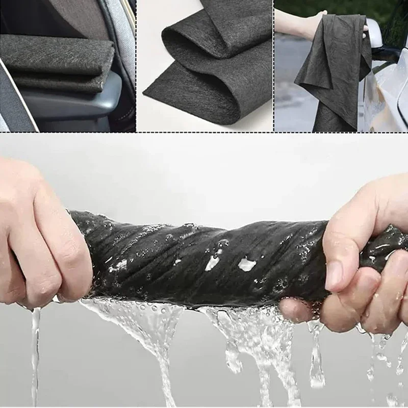 Cleaning Cloth 10pcs/set Thickened Magic Cleaning Cloth No Trace No Watermark Reusable Microfiber Rag Quickly Clean Towels Scouring Pad