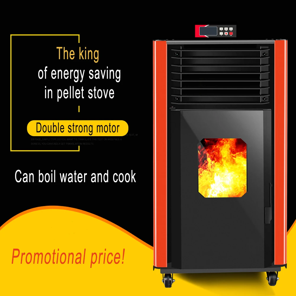 2022 Newest Warmth Heating Wood Pellet Stove Biomass Pellet Burner