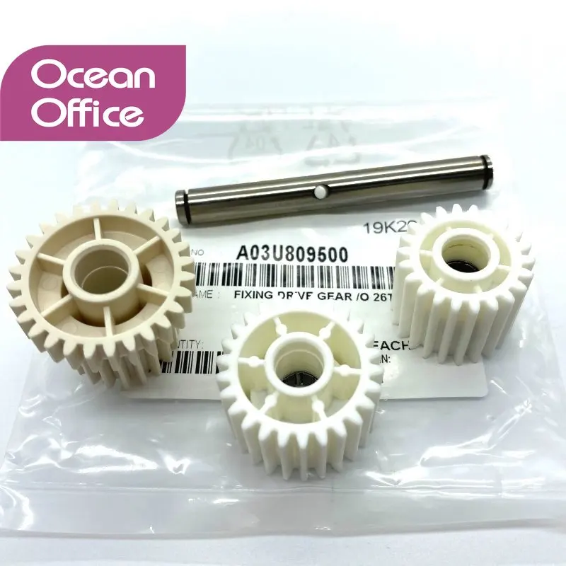 

1sets A03U809311 A03U725800 A03U808600 A03U809500 Original drive gear kit for Konica Minolta Bizhub c6501 c5500 c5501 6000 7000