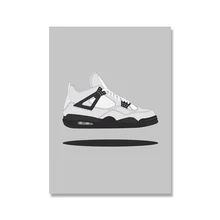  Funky Luxury Brand Sneakers Fashion Shoes Wall Art Canvas Painting Nordic Posters And Prints Wall Pictures For Living Room Decor 