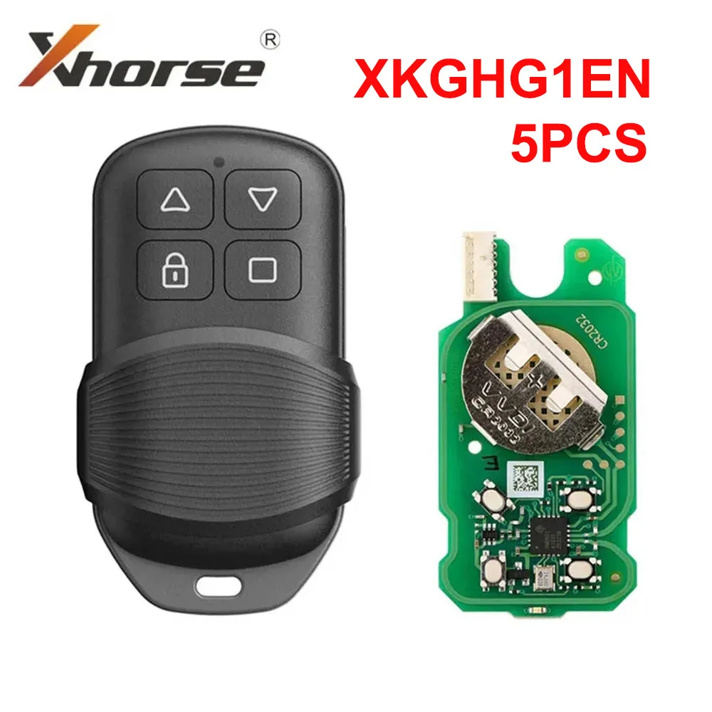 

5 шт./партия, пульт дистанционного управления Xhorse XKGHG1EN 315 /433 МГц