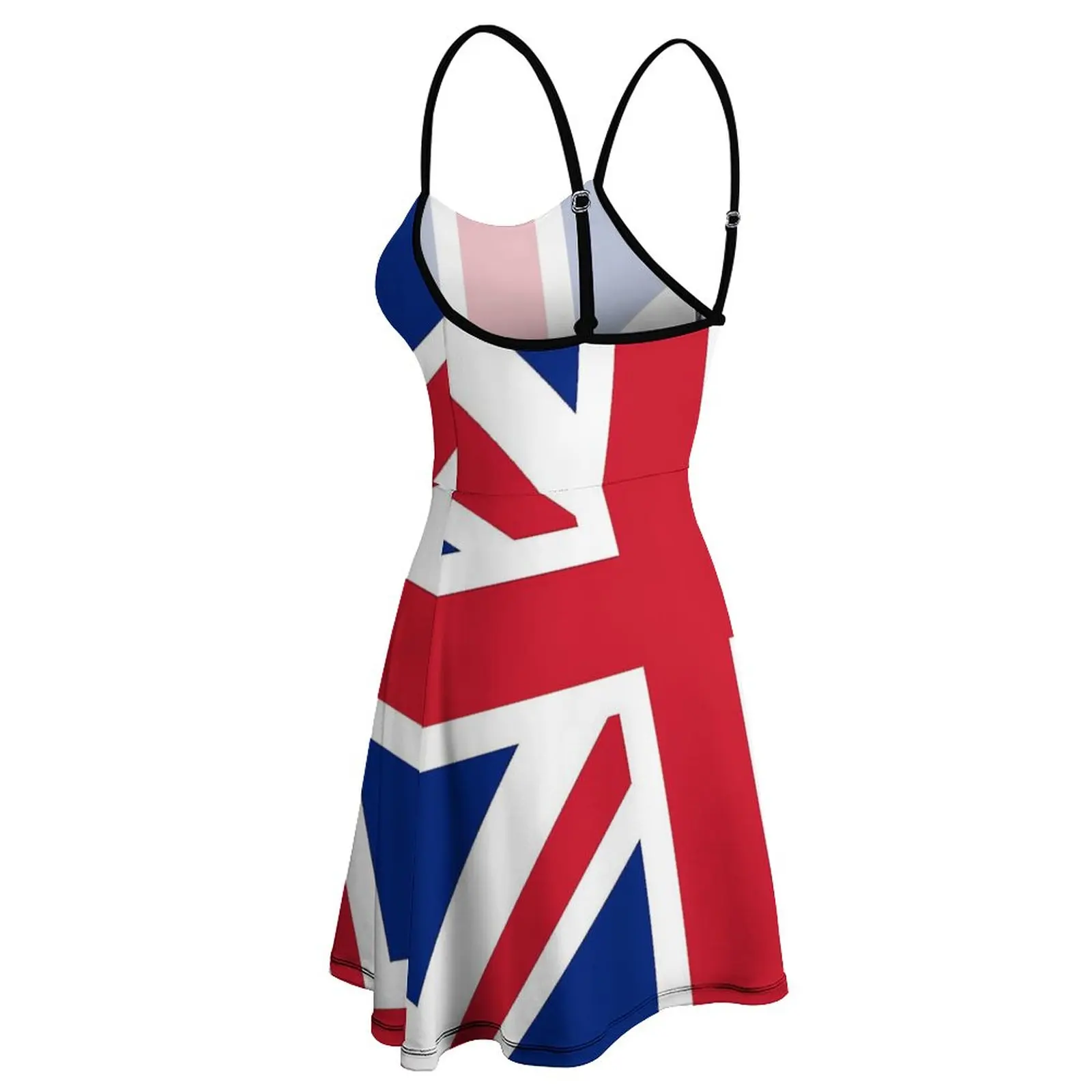 Vestido De Lentejuelas Bandera Reino Unido | Rojo, Blanco Y Azul