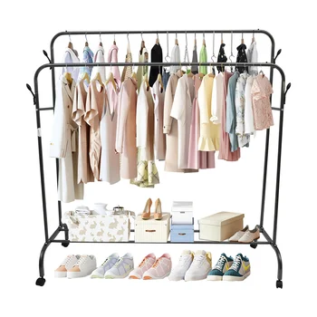 Double-Bar Clothes Rack 1